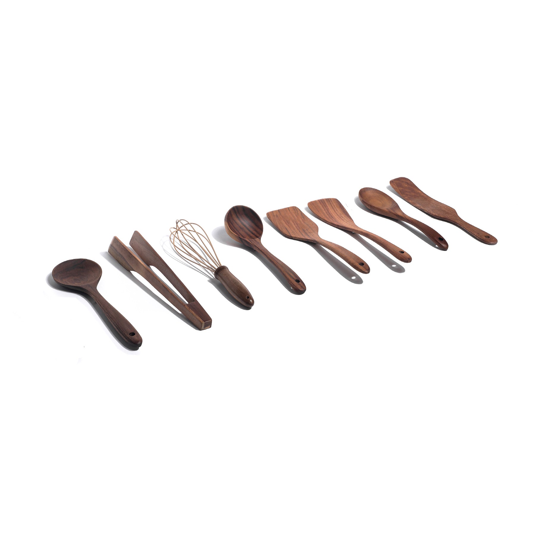 Wooden Utensil Bundle - 8 PC